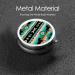 Portable Horse Stripes Pattern Metal Pill Box - Round 3-Compartment Design for Small Pills | Travel Essential - Buy Online on GoSupps.com