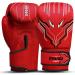 Farabi Sports 6oz Boxing Gloves for Kids - Boys & Girls Youth Training Gloves for MMA Muay Thai & Punching Bag (Ages 5-10) - Red - Buy Online on GoSupps.com