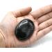 Black Tourmaline Palm Stone - Natural Chakra Balancing and Reiki Healing Crystal for Mental Wellness - Buy Online on GoSupps.com
