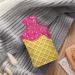 Strawberry Ice Cream Hot Water Bottle with Lid - Pain Relief & Foot Warmer | Rubber Hot Water Bag for Cold Therapy - Buy Online on GoSupps.com