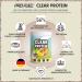 Clear Vegan Protein Drink 360g - Tropical Fruit Flavor | High-Quality Pea Protein Hydrolysate | Refreshing & Delicious - Buy Online on GoSupps.com