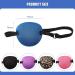 10-Piece Adjustable Eye Patch Set for Adults and Kids - Variety of Colors - Elastic Lazy Eye Patches with Buckle - Buy Online on GoSupps.com