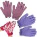 Exfoliating Bath Gloves Set Dead Skin Cell Remover & Shower Massage Scrubber for Healthier Skin | 2 Pairs - Buy Online on GoSupps.com