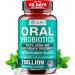 Tuthi Oral Probiotics - Dental Probiotic for Bad Breath  Gum Care - 7 Billion CFU - Fresh Mouth Health  Teeth Treatment - 60 Lozenges Peppermint 60 Count (Pack of 1)