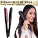ELLA BELLA Titanium Flat Iron Hair Straightener - Infrared Professional Digital Display As Featured in Good Housekeeping - Shop Internationally - Buy Online on GoSupps.com
