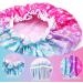 G2PLUS Kids Shower Caps - 2PCS Double Layer Elastic Bath Caps for Girls/Boys, Reusable Children's Shower Hats in Purple - Buy Online on GoSupps.com