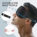 Lazebox 3D Contoured Cup Sleep Mask | Adjustable Strap, Soft Breathable Eye Cover | Blockout Light for Travel, Nap, Relaxation | Black-1 Pack - Buy Online on GoSupps.com