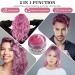 4.23 oz Pink Temporary Hair Tint | Instant Hair Cream Mud & Unisex Styling Wax for Party Cosplay Halloween | 120g Natural Hair Color Pomade - Buy Online on GoSupps.com