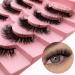 7 Pairs of 3D False Eyelashes Cat Eye Fluffy Volume Curly Cat-Eye Artificial Eyelashes Natural Look Reusable Handmade Faux Mink Makeup Eyelashes (7P-HR-Z03) - Buy Online on GoSupps.com