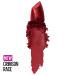 Maybelline Color Sensational Hydrating Lipstick - Cream Finish Lip Makeup for Nude Pink Red Plum Lip Color - Crimson Race 0.15 oz - Buy Online on GoSupps.com
