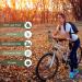 Navue 1L Sports Water Bottle with Straw & Time Markings - BPA-Free Tritan for Fitness Cycling Camping & Running - Pink Blue & Dark Green Options - Buy Online on GoSupps.com