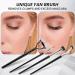 Simarro 4Pcs Eyelash Brush Set - Angle Brush Fan Brush & Eyebrow Applicator for Natural Lash Lift | Portable Makeup Tools for Women & Girls - International Shipping Available - Buy Online on GoSupps.com