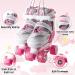 JeeFree Adjustable Roller Skates for Girls Boys - Full Light Up Wheels - Toddler to Beginner Kids - Purple Pink Blue - Small Size - Buy Online on GoSupps.com