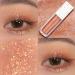Geeneiya Korean Makeup Glitter Eyeshadow Liquid Eye Shadow Gold Bling Eyeliner - Long Lasting & Quick Drying Pigmented Formula for Crystals Eye Makeup - Romantic Champagne 02 - Buy Online on GoSupps.com