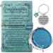 Granddaughter Gifts Granddaughter Keychain  Granddaughter Journal Granddaughter Gifts from Grandma Granddaughter Mirror Birthday Gifts for Granddaughter for Granddaughter from Grandma