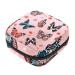 Sweet butterflies Flying ladybug patterns women binding pocket menstrual pad bag Pockable menstrual cup pocket with zip for teen