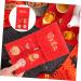TEHAUX Brocade Red Envelope New Year Red Envelopes Chinese Red Envelopes Chinese Money Envelope Chinese Wedding Envelopes Gift Envelopes Chinese Hong Bao Pocket Money Lai See Lucky Li Xi Red 2 18X10.5CM - Buy Online on GoSupps.com