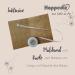 Hoppediz Cradle Cloth Set for Baby Hanging Scale - Salt & Pepper Design with Measuring Tape & Card | International Shipping Available - Buy Online on GoSupps.com