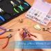 8 Pcs Jewelry Making Pliers Tool Kit for DIY | Needle Nose, Round Nose, Wire Cutters, Crimping Pliers, Bent Nose, End Nippers, Bail Making, Nylon Pliers - Multicolor - Buy Online on GoSupps.com