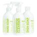 Sapadilla Rosemary + Peppermint Dish Soap, Hand Soap & Countertop Cleanser, Variety Pack 16 Ounces