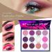 Eyeshadow Palette Matte and Shimmer Professional 12 Colors High Pigmented Eye Makeup Glitter Eye Shadow Powder Makeup Palette Pink-purple Long Lasting Waterproof Eye Shadow - Buy Online on GoSupps.com