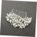 DOITOOL Tiara Bridal Headpiece Wedding Headpiece for Bride Bridal Headdress Wedding Jewlery Bride Insert Comb Women Hairpin Bridal Hair Comb Headgear Alloy Miss Accessories - Buy Online on GoSupps.com