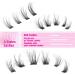 Newcally 3D Curl Half Lashes Pack - 20 Pairs | Fluffy Wispy Natural Look Strip Eyelashes for DIY Cat Eye Extensions - Buy Online on GoSupps.com