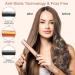 Lure & Smooth 2-in-1 Hair Smoothing & Curling Iron - Ceramic Waves for All Hair Types - LCD Display - Perfect Halloween Gift (Pink) - Buy Online on GoSupps.com