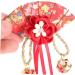 SOESFOUFU Children's Antique Hanfu Accessories Hairpin Set Fringe Trim Bridal Hair Accessories for Women Girls Accessories Hair Decorations Cherry Blossoms Women's Cloth Headgear - Buy Online on GoSupps.com