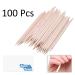 Kare & Kind 100x Double-Sided Orange Wood Nail Sticks - Cuticle Pusher for Manicure and Pedicure - DIY Nail Salon Tool for Beginners and Professionals - Buy Online on GoSupps.com