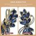 PATKAW Hair Barrettes for Women Rhinestone Hair Clips Flower Hair Barrettes Crystal Pearl French Hairpins Hair Clip Barrettes for Women Wedding Accessories Green - Buy Online on GoSupps.com