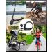 KEYSTP Bike Lock Cable - Combination & Key Password Retrieval - Anti-Theft Coiled Bike Lock with Mounting Bracket - Resettable for Bikes & Scooters - Buy Online on GoSupps.com