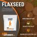Flaxseed Extract Powder - Vegan Omega 3 Supplement - Ground Flaxseed Powder - 100g (3.5 oz) - Pack of 1 - Buy Online on GoSupps.com