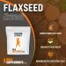 Flaxseed Extract Powder - Vegan Omega 3 Supplement - Ground Flaxseed Powder (500g/1.1lbs) - Buy Online on GoSupps.com
