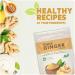 Nortembio 100g Biological Ginger Powder | 100% Natural Vegan Gluten-Free - Perfect for Infusions! - Buy Online on GoSupps.com