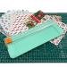 QYQRQF Paper Cutter - Portable A4 Trimmer with Security Safeguard, Side Ruler - Green | For Scrapbooking, Crafts, Photos, Labels, Cardstock - Buy Online on GoSupps.com