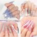 Shining She Glitter Gel Nail Polish Set - 10 Colors (Silver, Black, Gold, White) | Sparkly Soak-Off UV/LED Lamp Gel Gift for Women - Nail Art Salon Quality at Home - 8ML - Buy Online on GoSupps.com