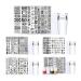 Wirlsweal Nail Art Template Set - DIY Steel Stamping Plate Kit for Nail Salons | Fashionable Nail Art Tools - Buy Online on GoSupps.com