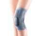 OPPO 2924 ACCUTEX Knee Brace Compression Sleeve with Stays - Knee Support for Meniscus Tear Running Muscle Strain Knee Sprain Joint Pain Relief - for Men and Women (Gray Small)