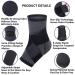 Adjustable Compression Ankle Brace for Injury Recovery Men & Women Sports Support Stabilizes Ligaments Eases Swelling Medium Size - Buy Online on GoSupps.com