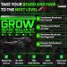 GROW Beard Roller Growth Kit - Ultimate Beard Kit for Men | Stimulate Hair Follicles & Boost Growth | Suitable for All Skin Types | Ships Internationally - Buy Online on GoSupps.com