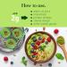 Premium Chlorella Spirulina Powder - 85 Servings - Non-GMO - Sunlight Grown - Deep Green Color - Cracked Cell Wall - High Protein - Alkalizing - Vegan Capsules - Mountain Water - 170g - Buy Online on GoSupps.com
