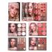 Palette De Fards Paupi res Tenue Longue Dur e et Pigmentation Intense | Palette De Maquillage Livre Portable Pour Voyages Pour Filles Adultes D butants Maison Quotidien D placements Rendez-vous