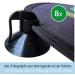 HECKBO 2x Car Sun Visor with Suction Cups - Forest Animals Design - 44x36cm - Side Sunshade for Baby Kids - Includes Bag - Buy Online on GoSupps.com