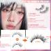 Magnetic Eyelashes Cat Eye Wispy Lashes Magnetic False Eyelashes with Applicator No Glue Needed Natural Strip Lashes Durable 1 Pair Magnetic Lashes - Buy Online on GoSupps.com