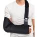 Arm Sling Shoulder for Men and Women - Lightweight Breathable Mesh Shoulder Sling with Pocket - Sling for Rotator Cuff Support Broken Arm Shoulder Injury Dislocated Fracture Strain Medium Black Medium
