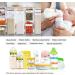 Se7en Baby Bottle Labels - Personalized Waterproof Name Stickers for Kids - Pack of 65 Purple Assorted Patterns & Colors - Perfect for Daycare - Buy Online on GoSupps.com