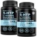 15-in-1 Mood Support Supplement - 5HTP 200mg Capsules with L-Theanine Magnesium Ashwagandha GABA Supplements 5 HTP Supplements with St. John's Wort and L-Tryptophan - 1145mg (90 Count Pack of 2) 90 Count (Pack of 2)