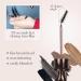 Eyebrow Gel with Feather Brush - Long-Lasting Smudge-Proof Formula for Perfect Natural Brows - 5ML Dark Gray - Buy Online on GoSupps.com