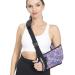 Breathable Women Arm Sling for Elbow Injury with Waist Belt Rose Elbow Sling for Broken Arm Shoulder Sling for Rotator Cuff Injury Arm Brace Support for Shoulder Injury